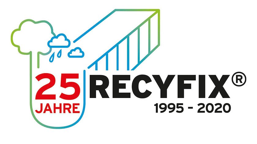 Logo 25 Jahre Recyfix
