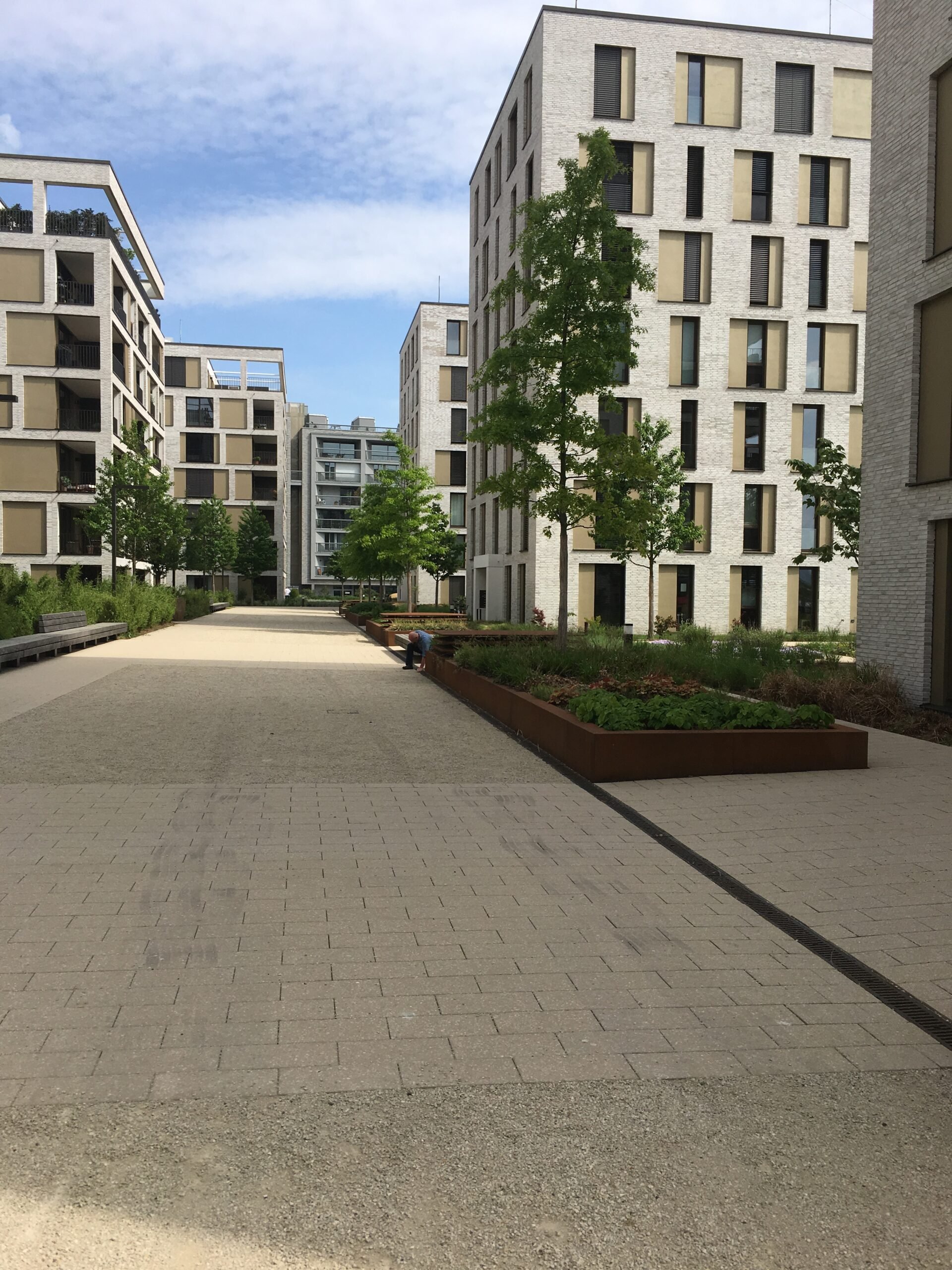 Entwässerung urbaner Wohnkomplex Frankfurt