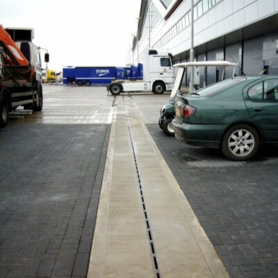 RECYFIX HICAP within the paddock area of Silverstone