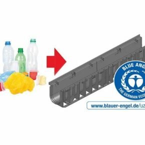 RECYFIX channels made from plastic - Germany eco-label