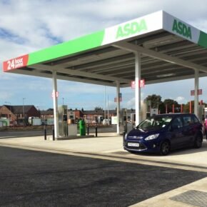 Asda Superstore petrol station with FASERFIX KS