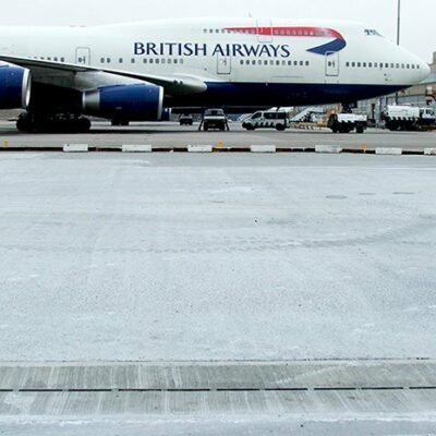 Heathrow Airport airside with RECYFIX HICAP