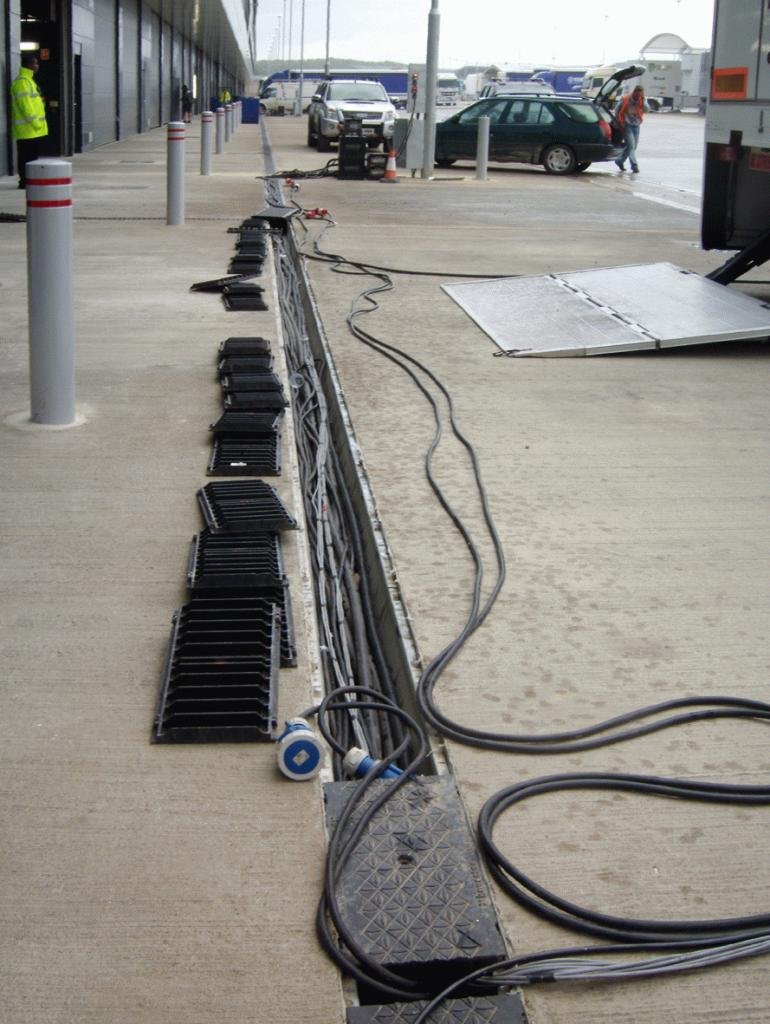 SERVICE CHANNEL for cable management at Silverstone