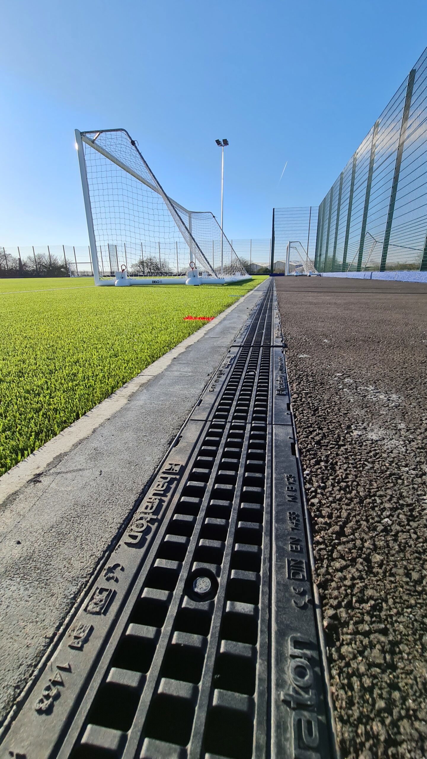 Close up of SPORTFIX CLEAN at Creasy Park Football Centre