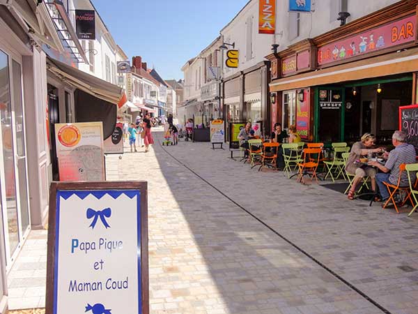 Zone piétonne Noirmoutier