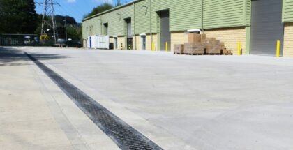 FASERFIX SUPER installed at Lucy Zodion industrial unit within external surface area