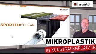 SPORTFIX CLEAN — Mikroplastik in Kunstrasen