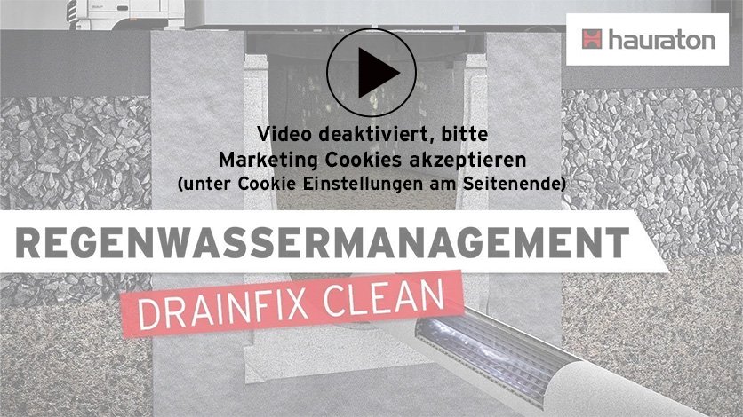 Regenwassermanagement DRAINFIX CLEAN