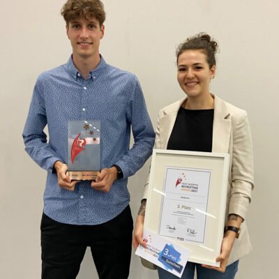 Marius Leuchtner und Sophie Rippmann mit rexx Award