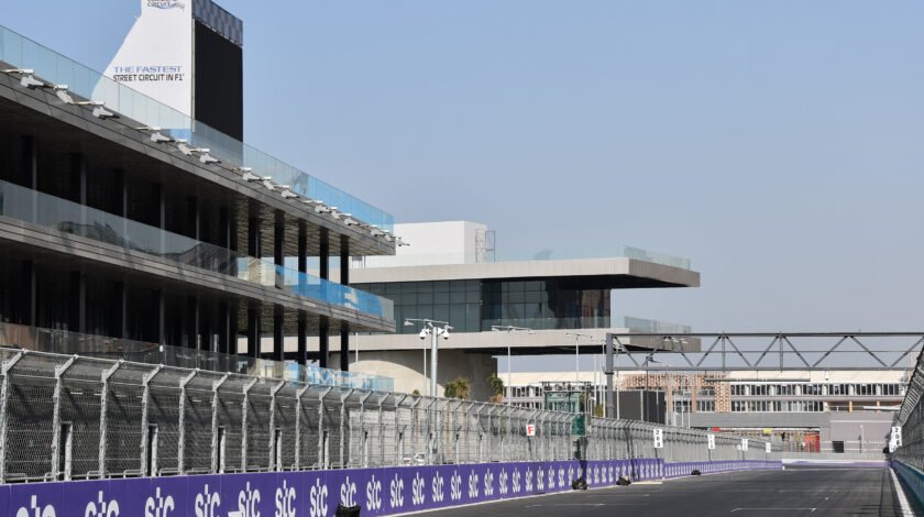 racetrack Jeddah Corniche circuit in Dschidda