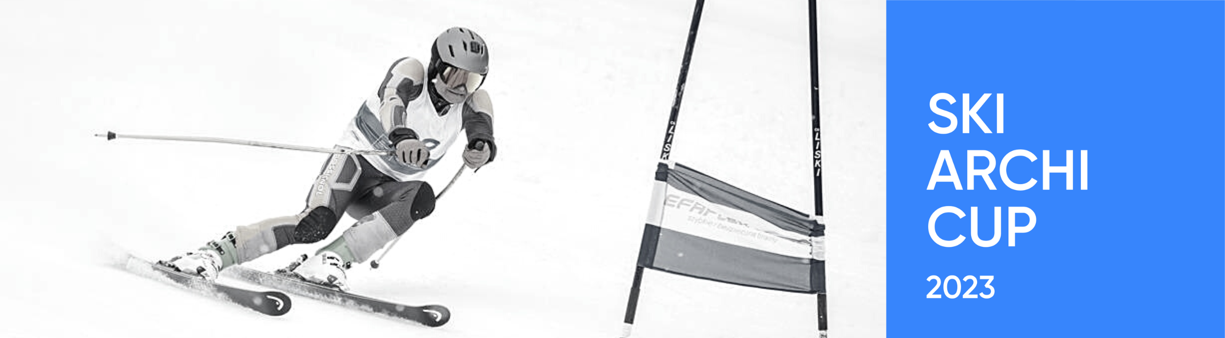 narciarz zawody dla archoektów logotyp ski archi cup hauraton