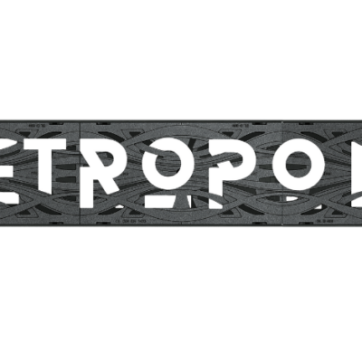 żeliwny ruszt METROPOLIS inspirowany art deco