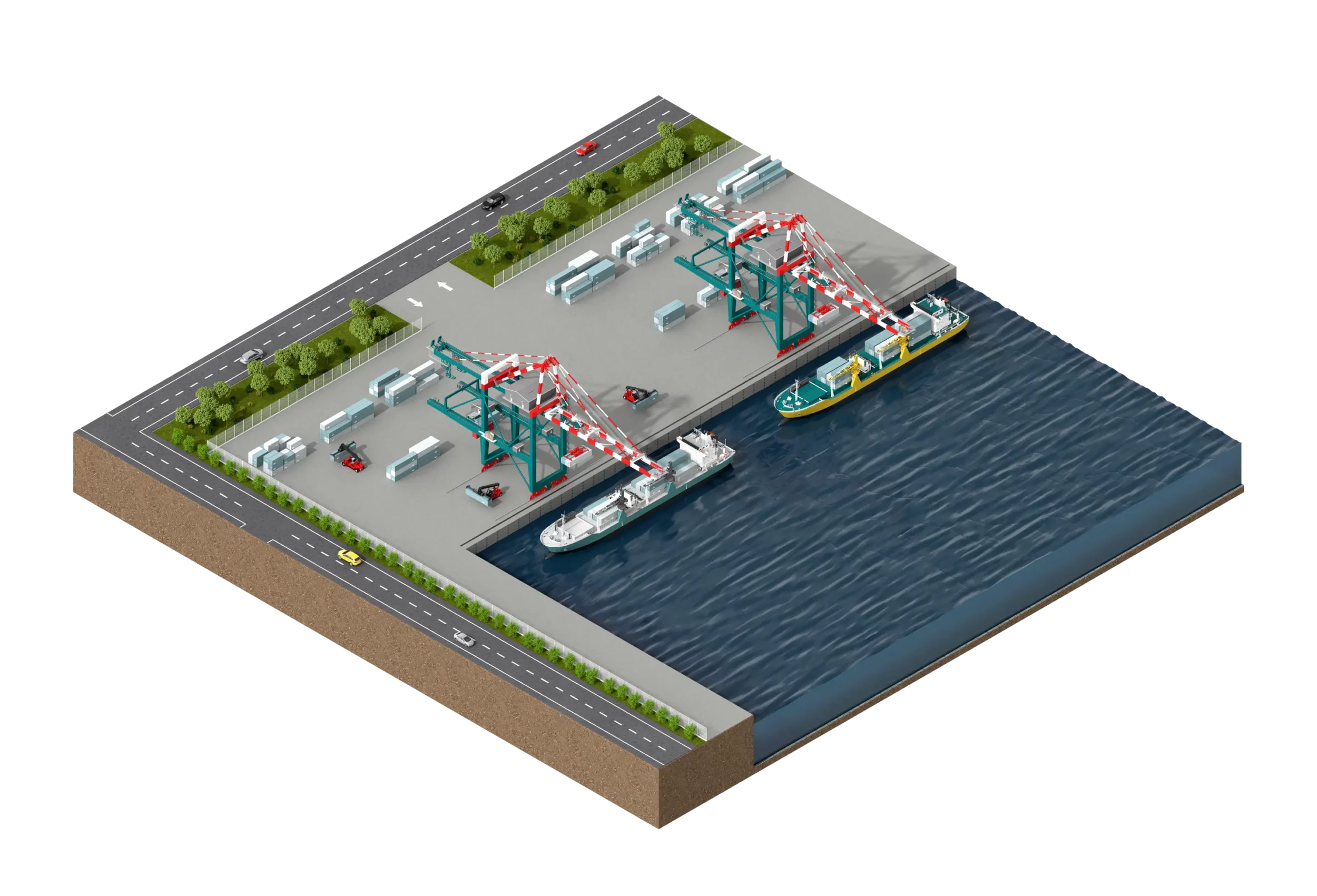 Campo di applicazione porti e terminal container