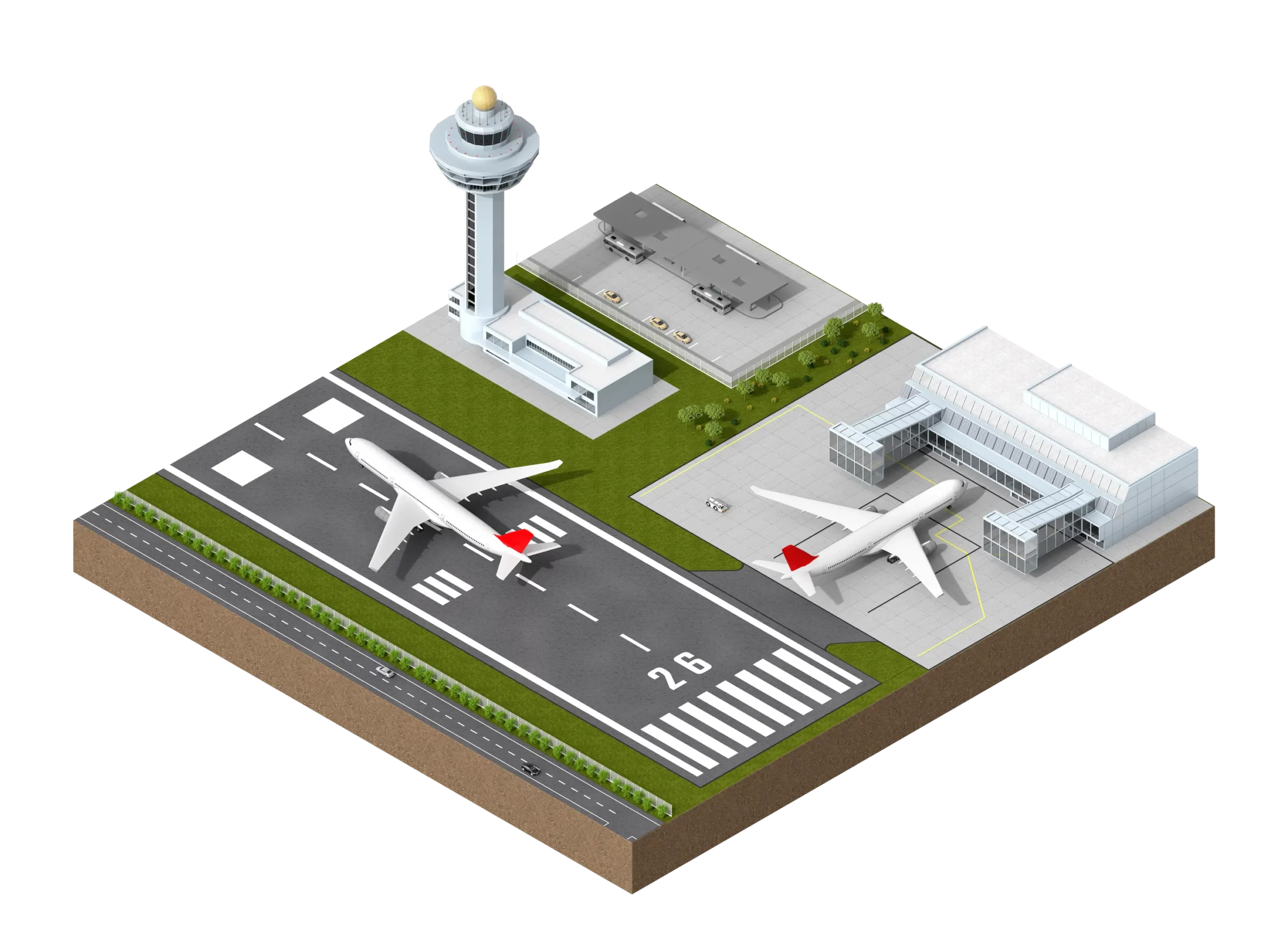 Визуализация на приложението: Отводняване на летища