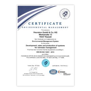 Certyfikowany system zarządzania środowiskiem w HAURATON