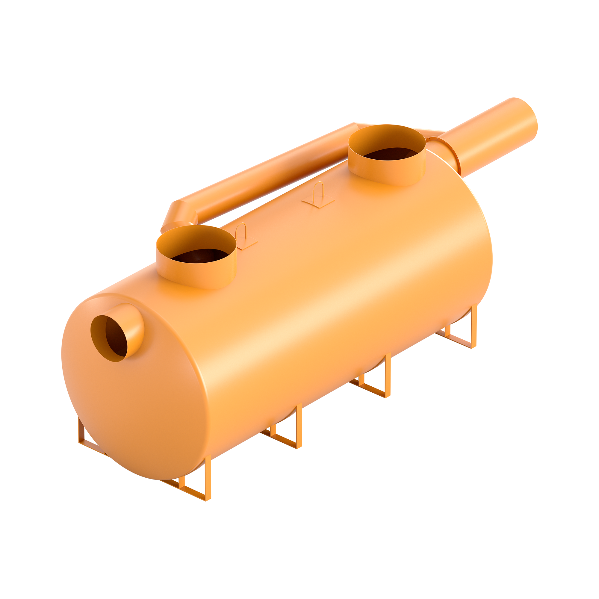 Product visualisation AQUAFIX Light liquid separator made of steel – Series p